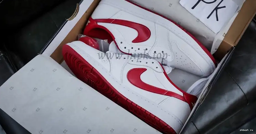 Red TO RETAIL GOD SHIP PK Retro Jordan 1 MATERIALS Varsity READY LowWhite 0516
